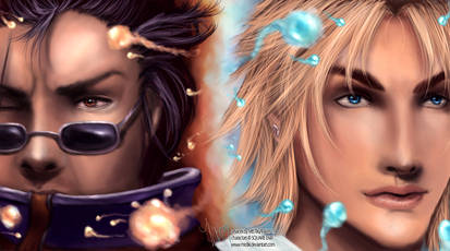 FFX: Auron + Tidus