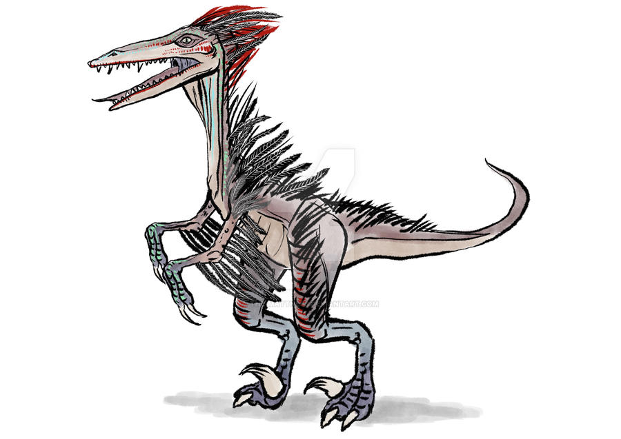 Horror Raptor Deviantart Raptor illustration by The-Mattness on DeviantArt