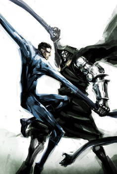 Mr.Fantastic and Dr.Doom