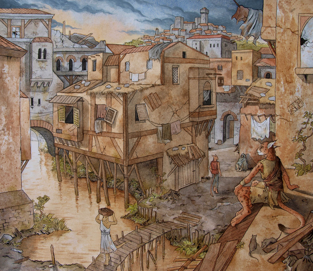 Roman Slums The Slums. by 0laffson on DeviantArt