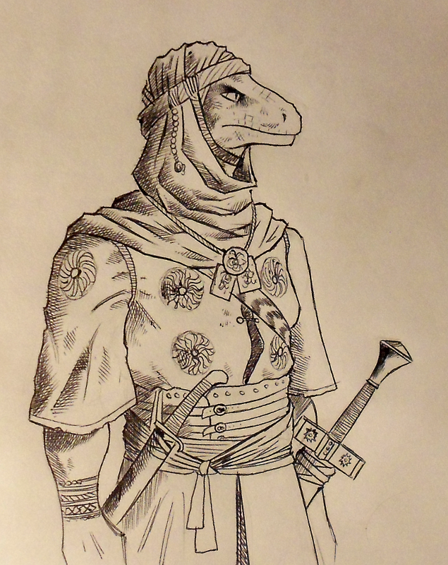 ''Daily'' sketch - Bedoulizard