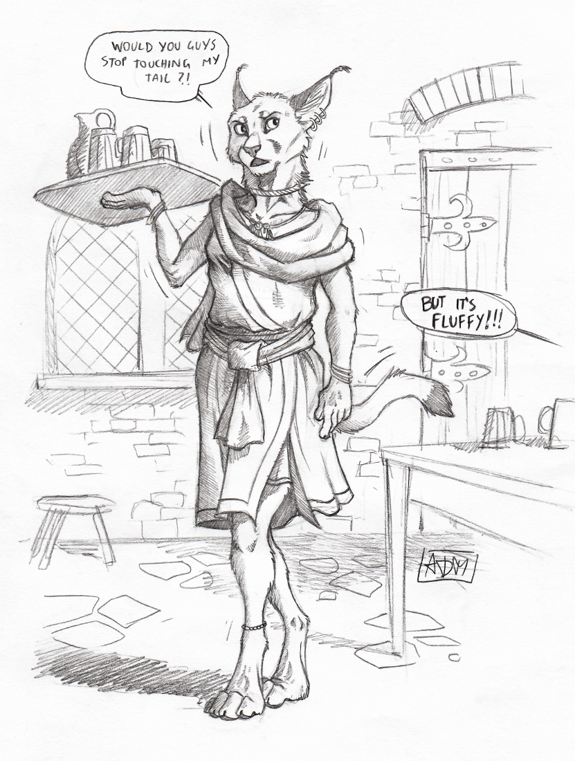 ''Daily'' sketch - Cat Wench