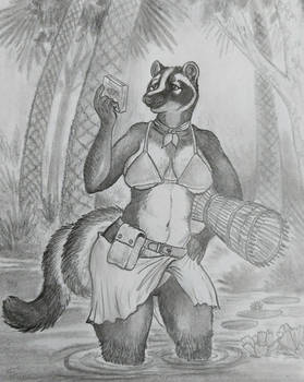 Palm civet ichthyologist