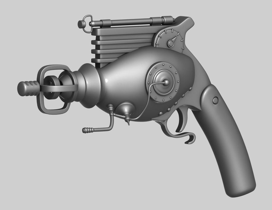 Ray gun 3d model by 3dgaby on DeviantArt