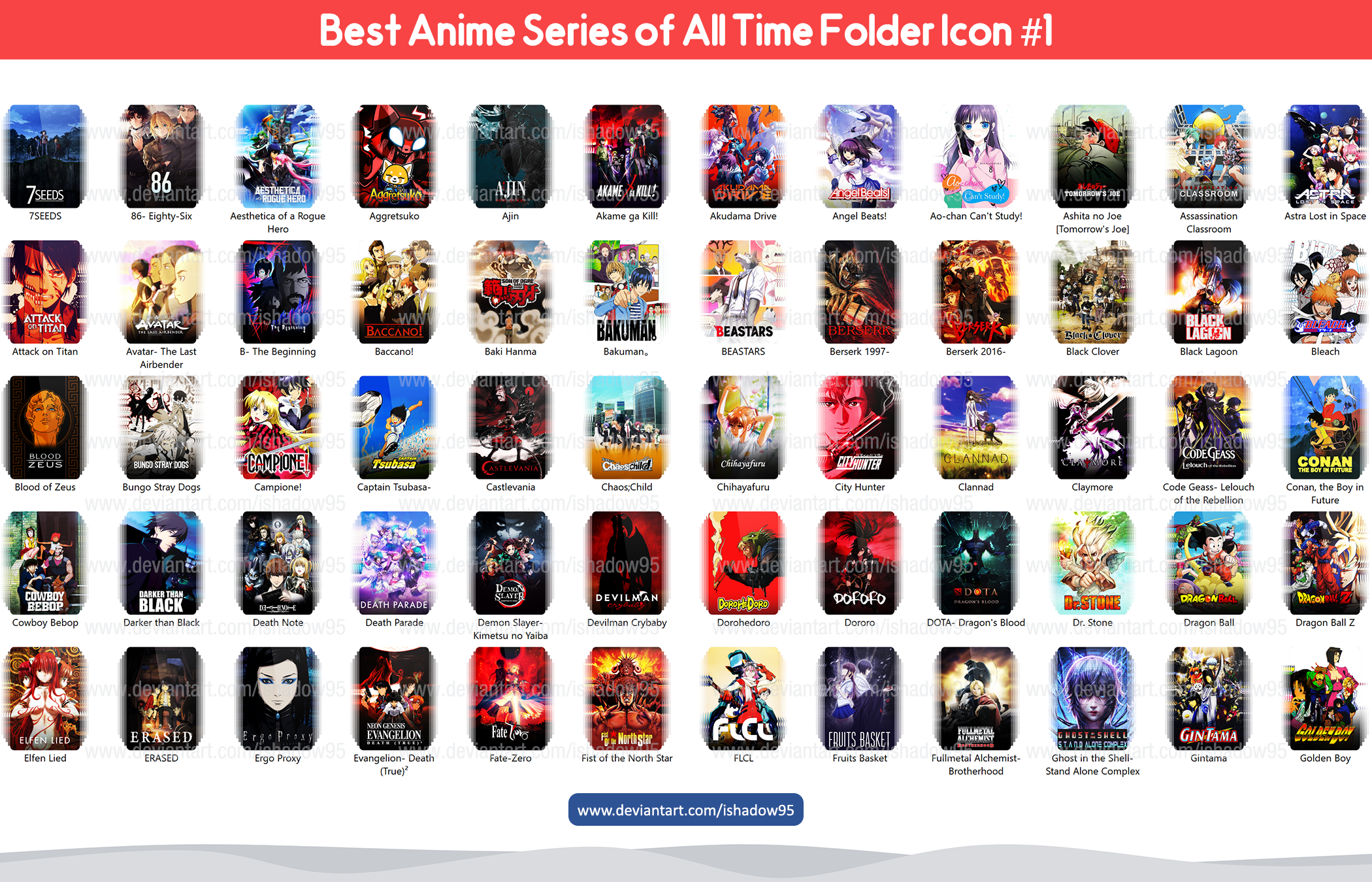 The Best Anime Series of All Time Folder Icon #3 by iShadow95 on DeviantArt The Best Anime Series of All Time Folder Icon #3 by iShadow95 on DeviantArt