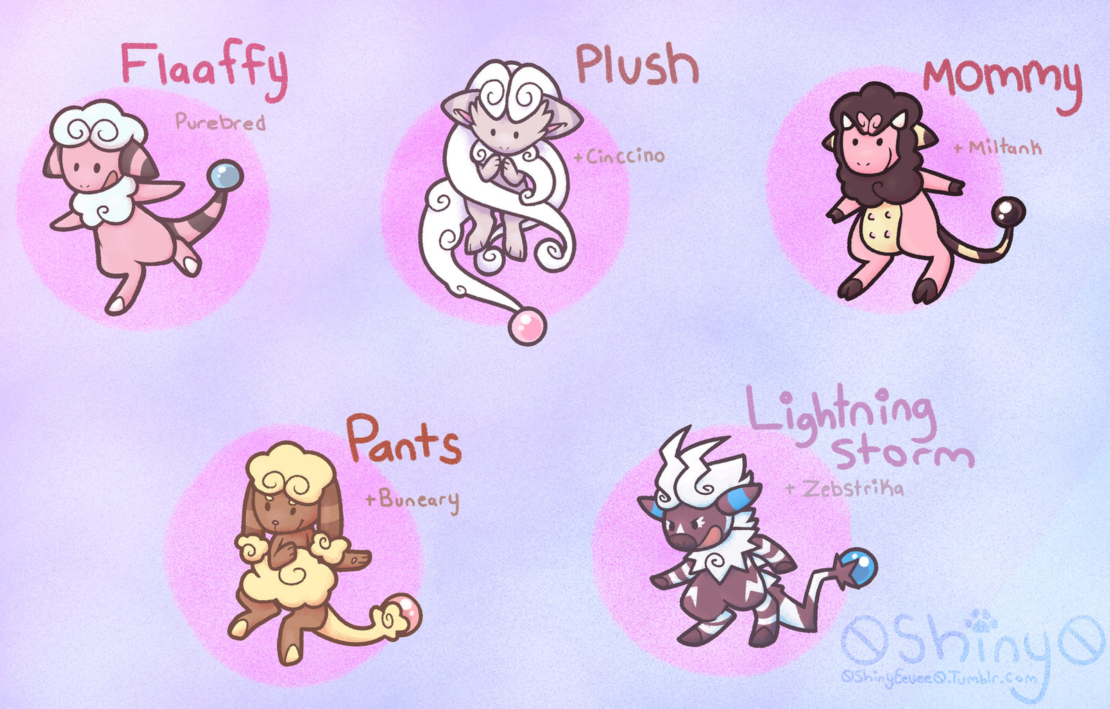 Flaaffy Variants