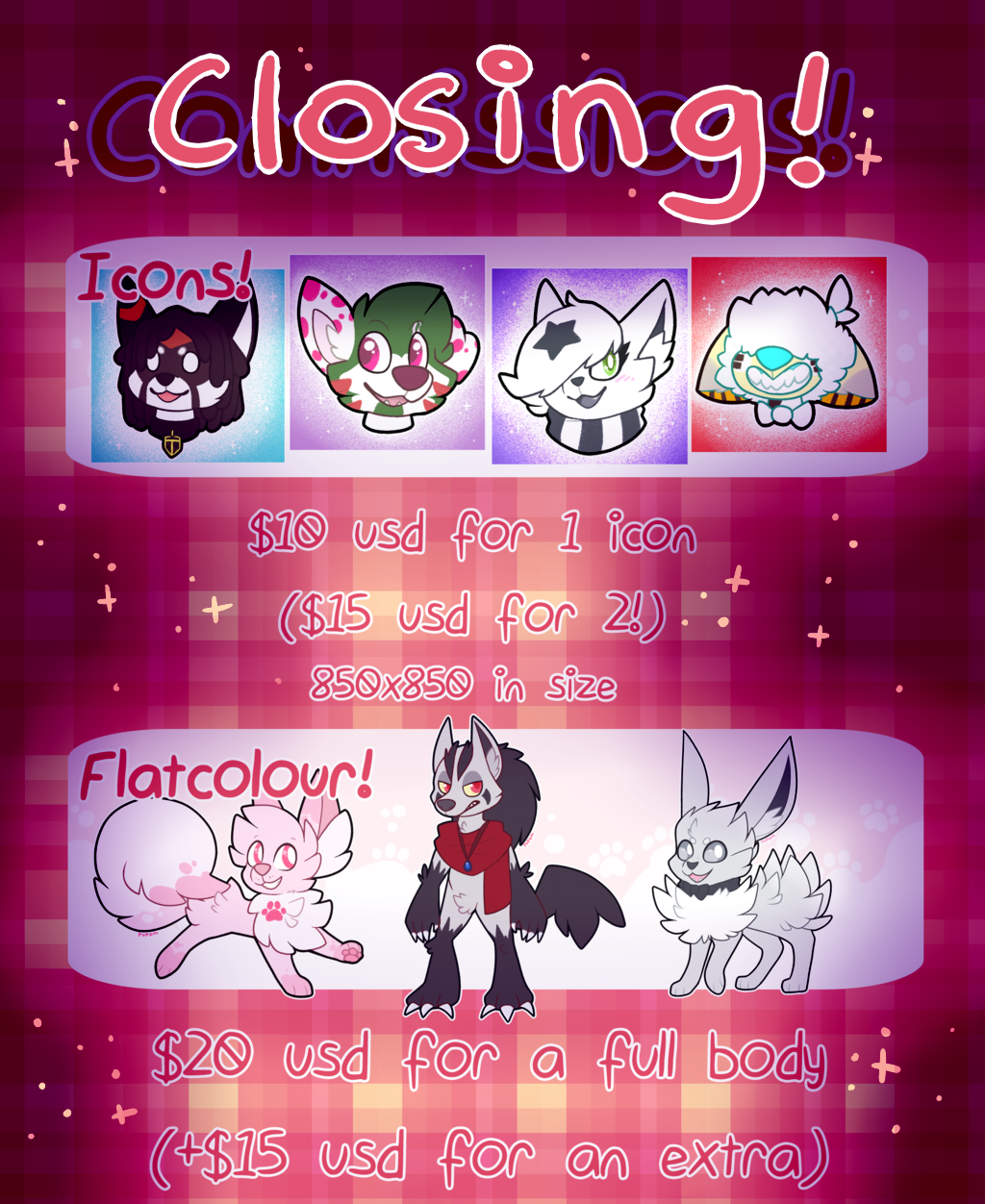 Commissions |Closing June 10th|