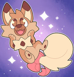 Rockruff Athena |Commission|