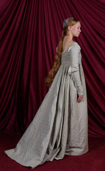 Italian Renaissance Gown: Back