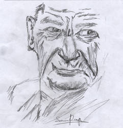 old men sketch