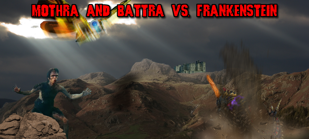 KWC - Mothra (H) and Battra vs. Frankenstein