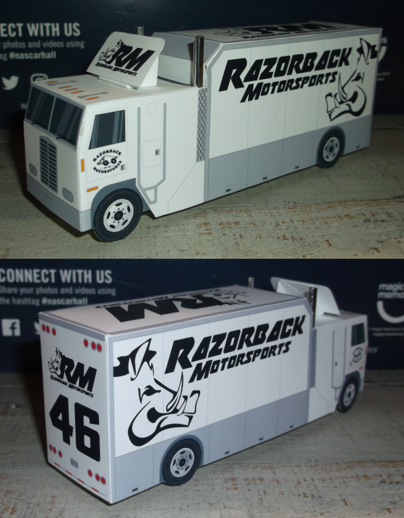 64gr Razorback 1/64 Papercraft Razorback Motorsports Short Hauler by TheRockinStallion ...