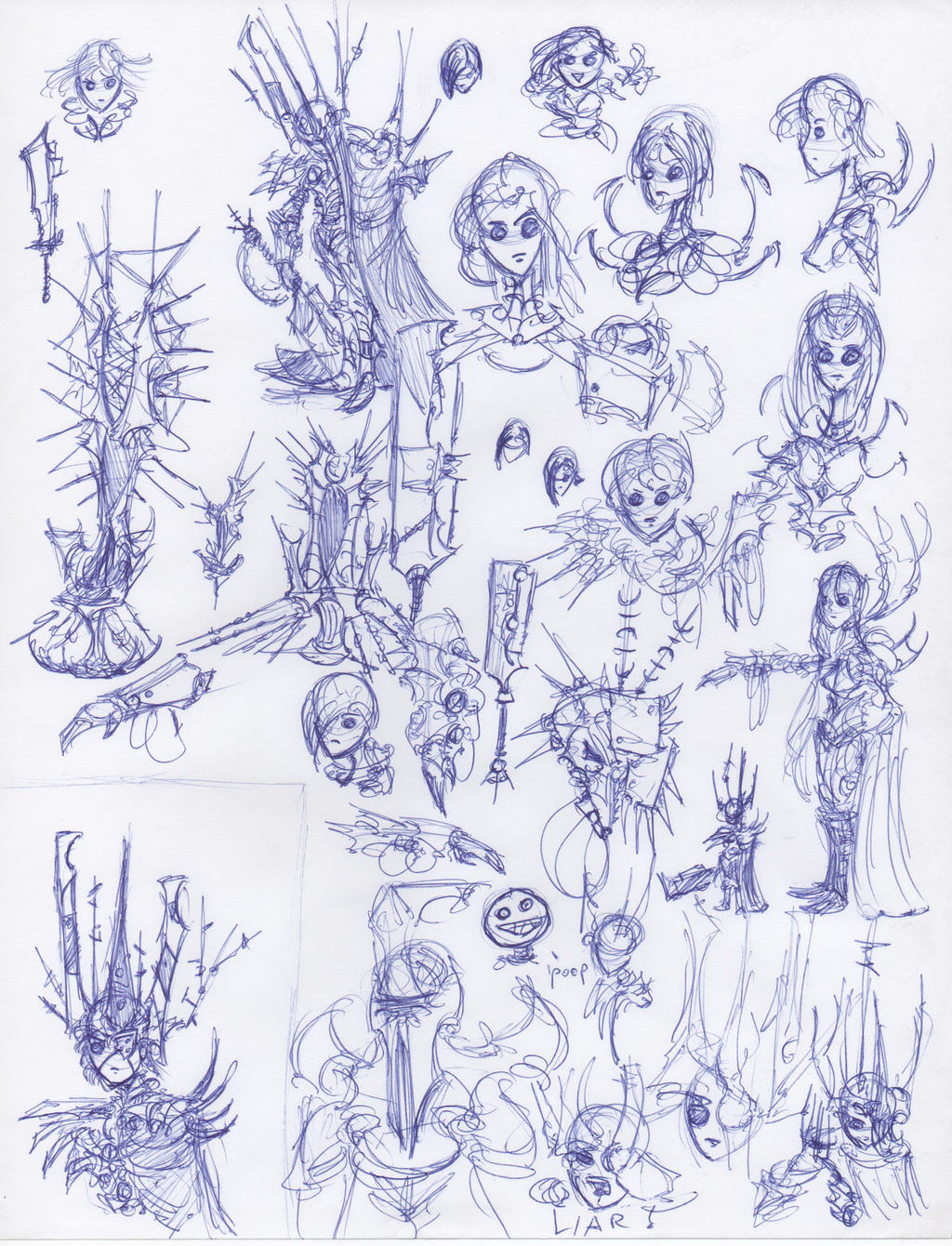 King of Nightmares Doodles