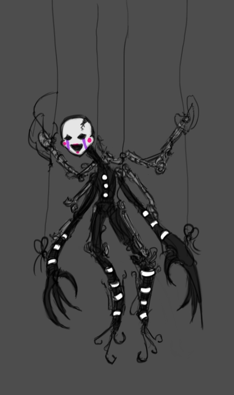 Pixilart - FNAF OC, Nightmare (Puppet color swap) by DWHIQ3HvHEPKScD