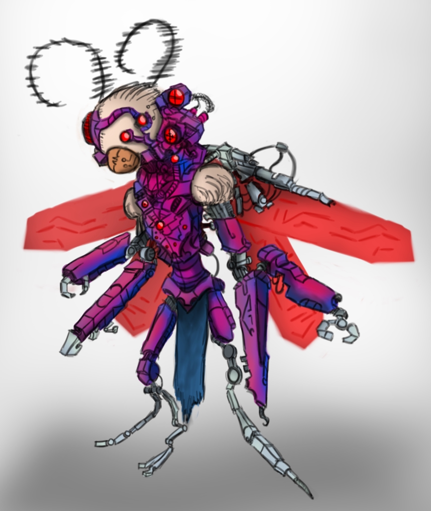 Cyborg Mothmin