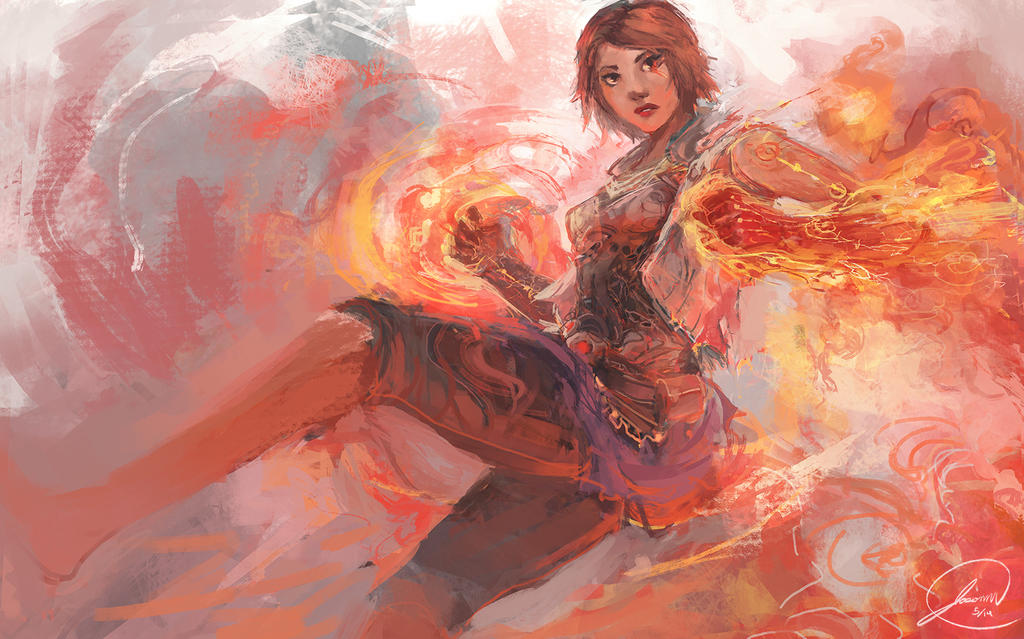 Fire Mage by JasonTN