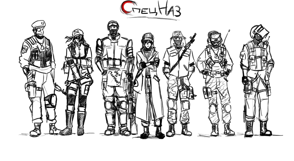 My own GITS Line-up Spetznaz