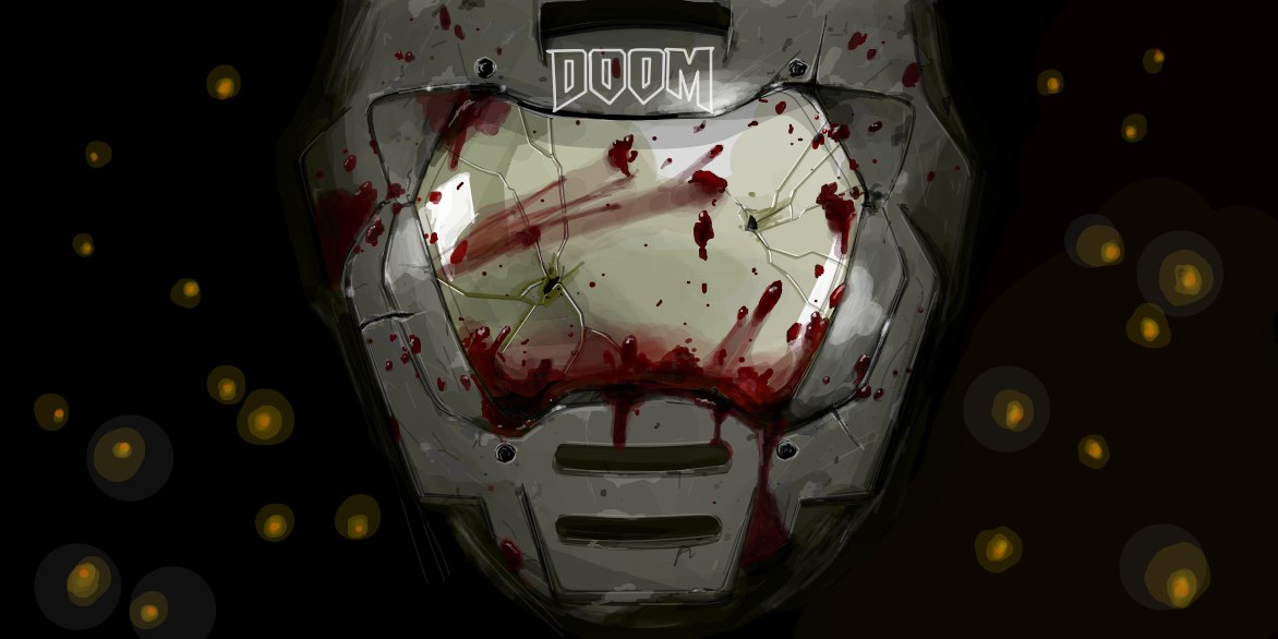 Oekaki DooMGuy helmet