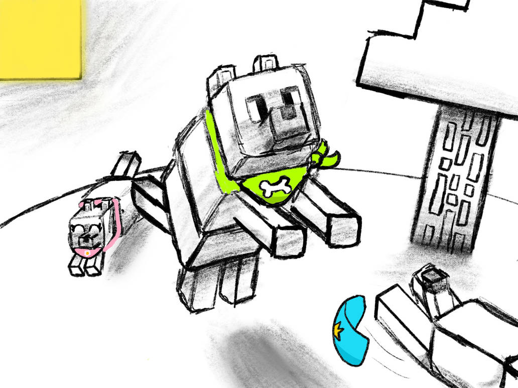 Minecraft Cockapoo Minecraft puppies! by Blorckits on DeviantArt