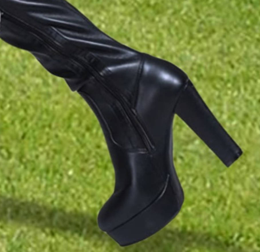 Boot Base Deviantart PLATFORM HEEL BLACK LEATHER HIGH LEG BOOT 3 by deardenkazia on DeviantArt