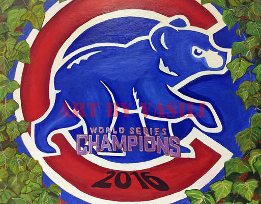 Cubs Logo World Champions 2016