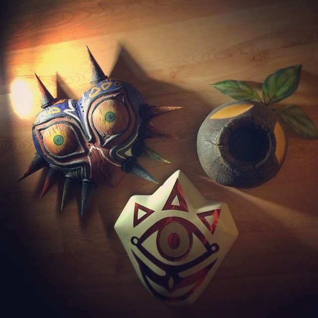 Legend of Zelda replica masks