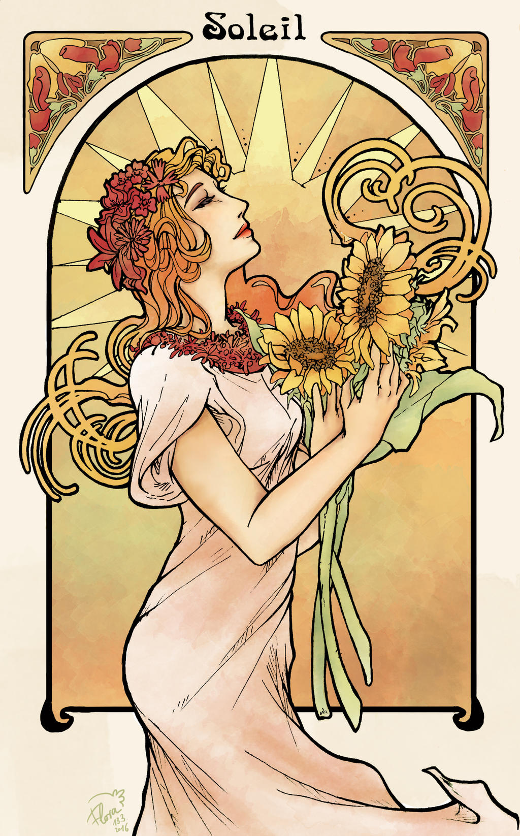 Art Nouveau Soleil