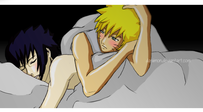 NaruSasu - He looks so cute..