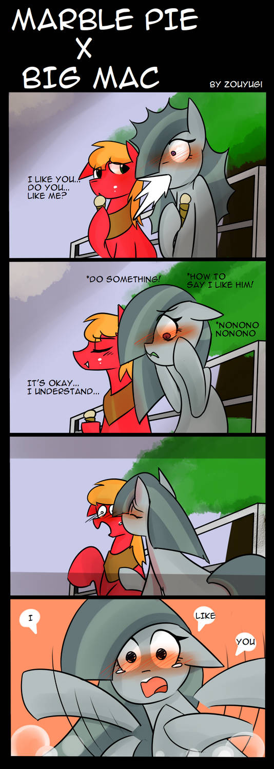 My Little Pony: MARBLE X MAC by zouyugi