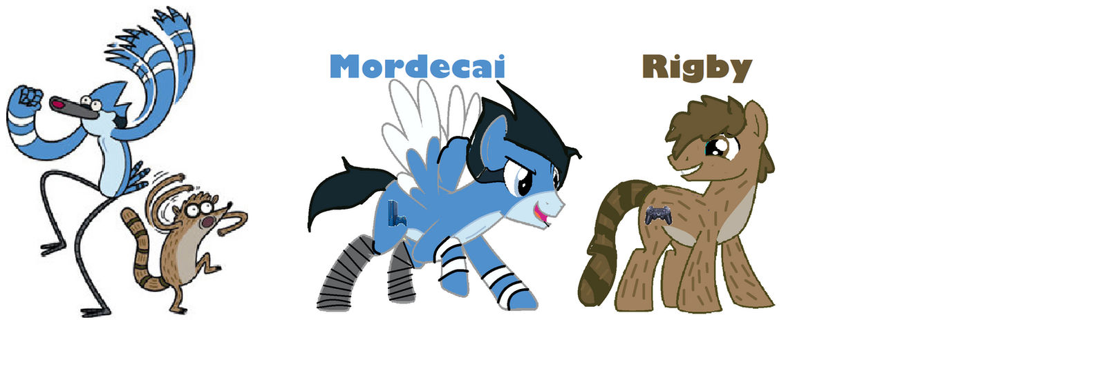 Regular Show Mlp Deviantart Regular show as mlp characters by KillerBeats36912 on DeviantArt
