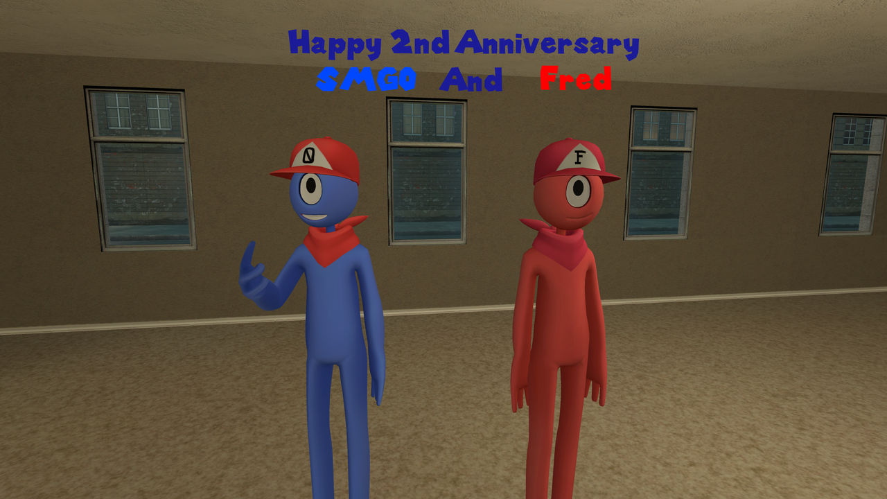 Happy 2nd Anniversary, SMG0 and Fred!
