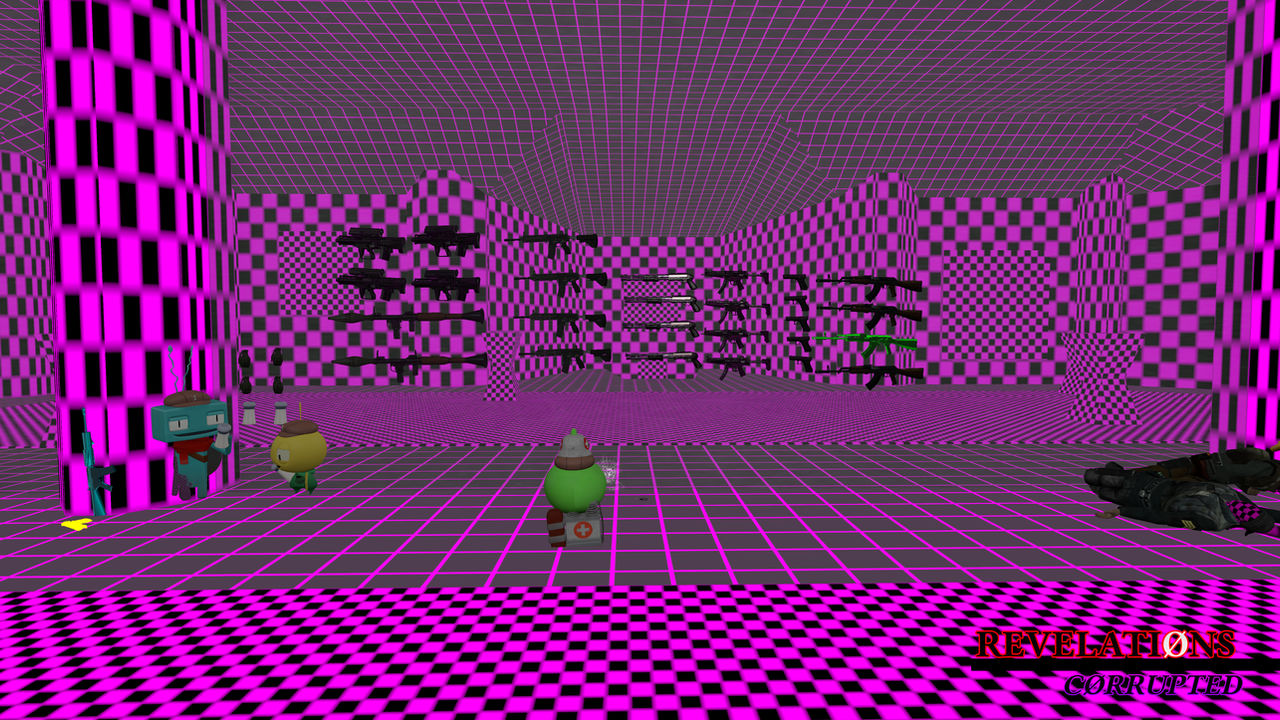 Revelations Corrupted AU - Weapons Room