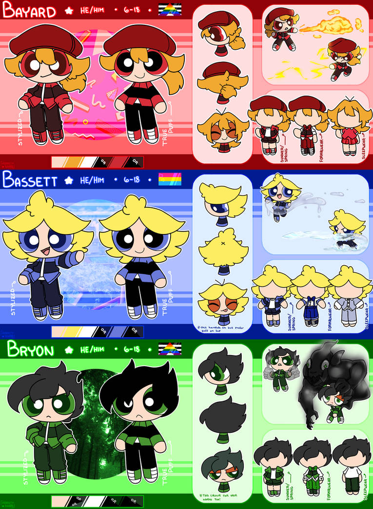 powerright boys refs by InsanityNikoru on DeviantArt