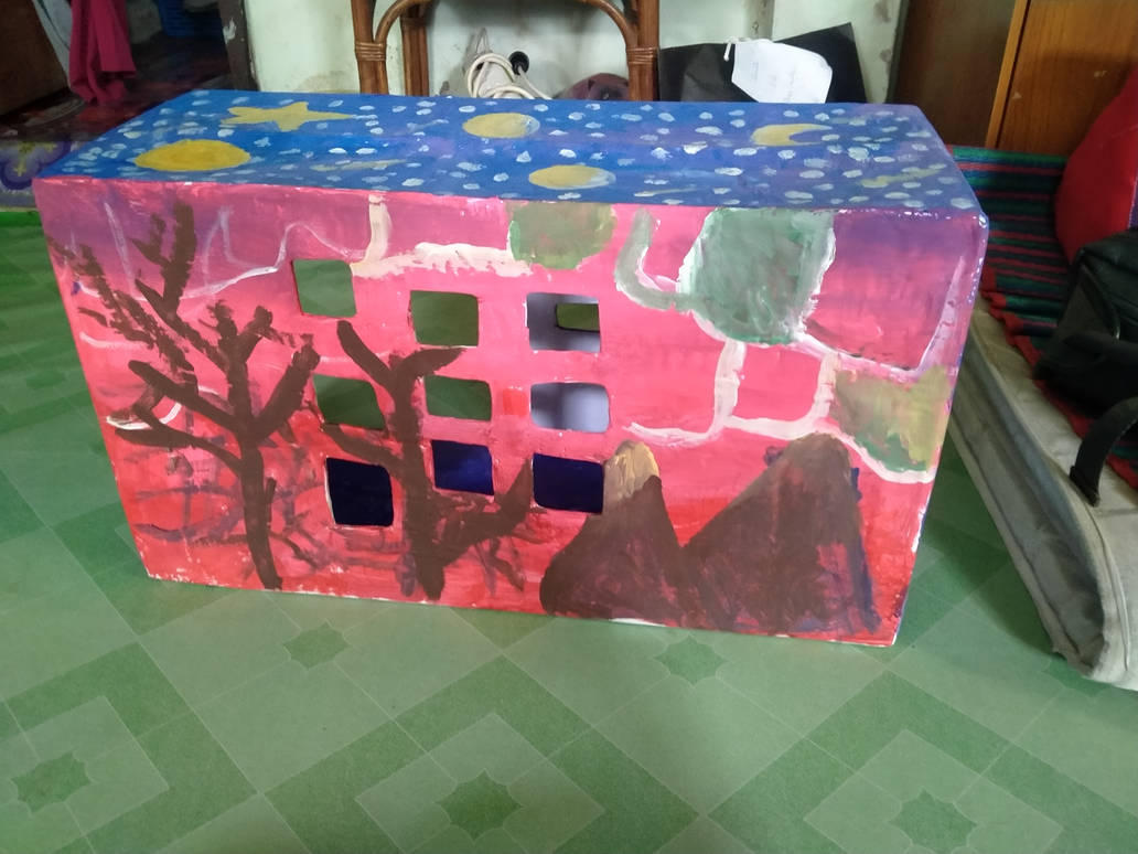 Cat House Box By Artitaya47 On DeviantArt cat-house-box-by-artitaya47-on-deviantart