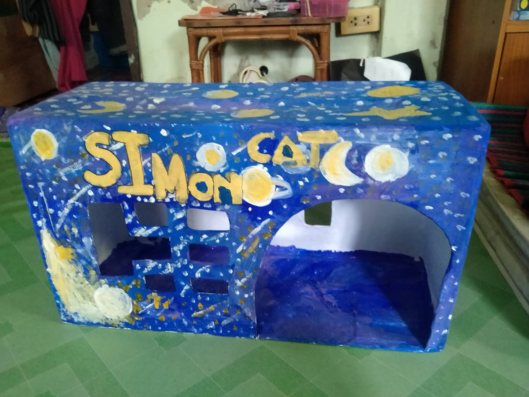 Cat House Box By Artitaya47 On DeviantArt cat-house-box-by-artitaya47-on-deviantart