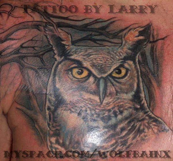 Owl Tattoo by me