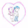 Chibi Valentine_ Shining Armor and Cadence