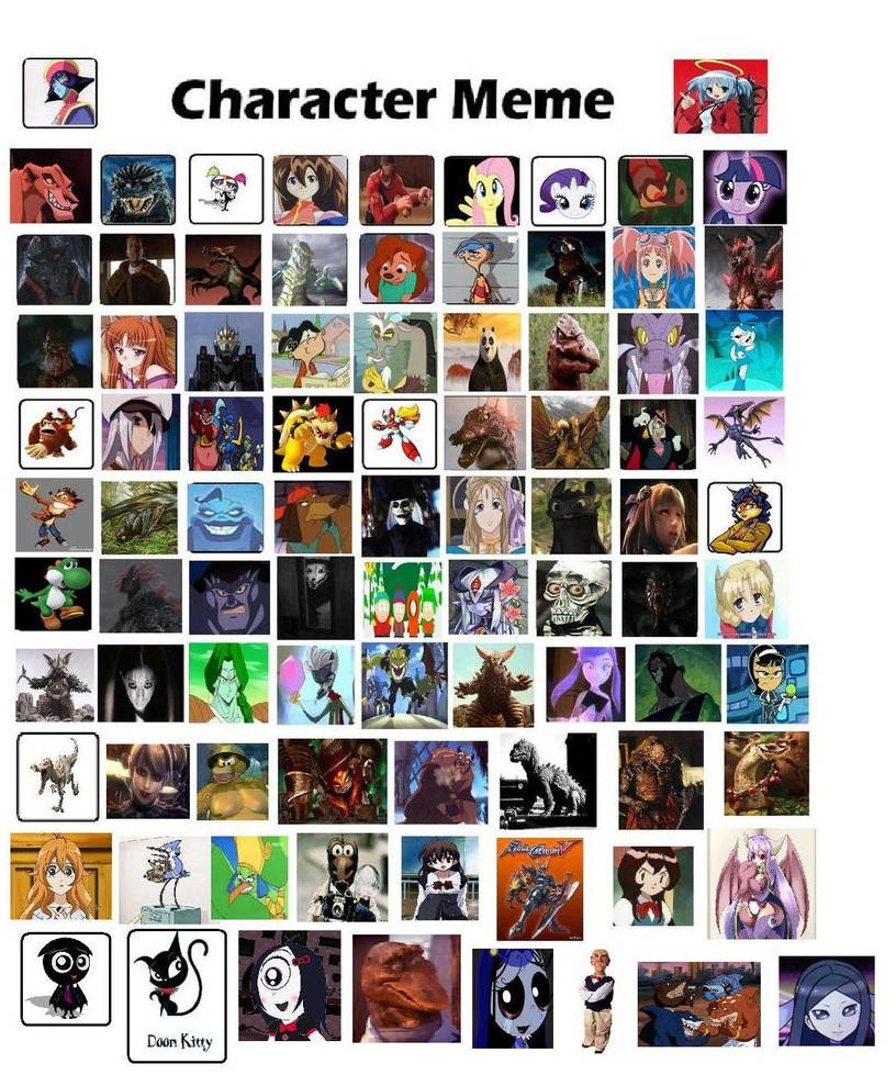 Character meme by willieboomer on DeviantArt