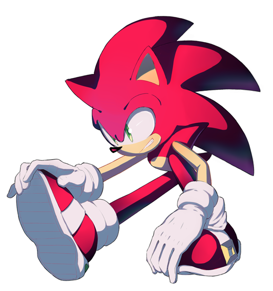 light-ish red Sonic