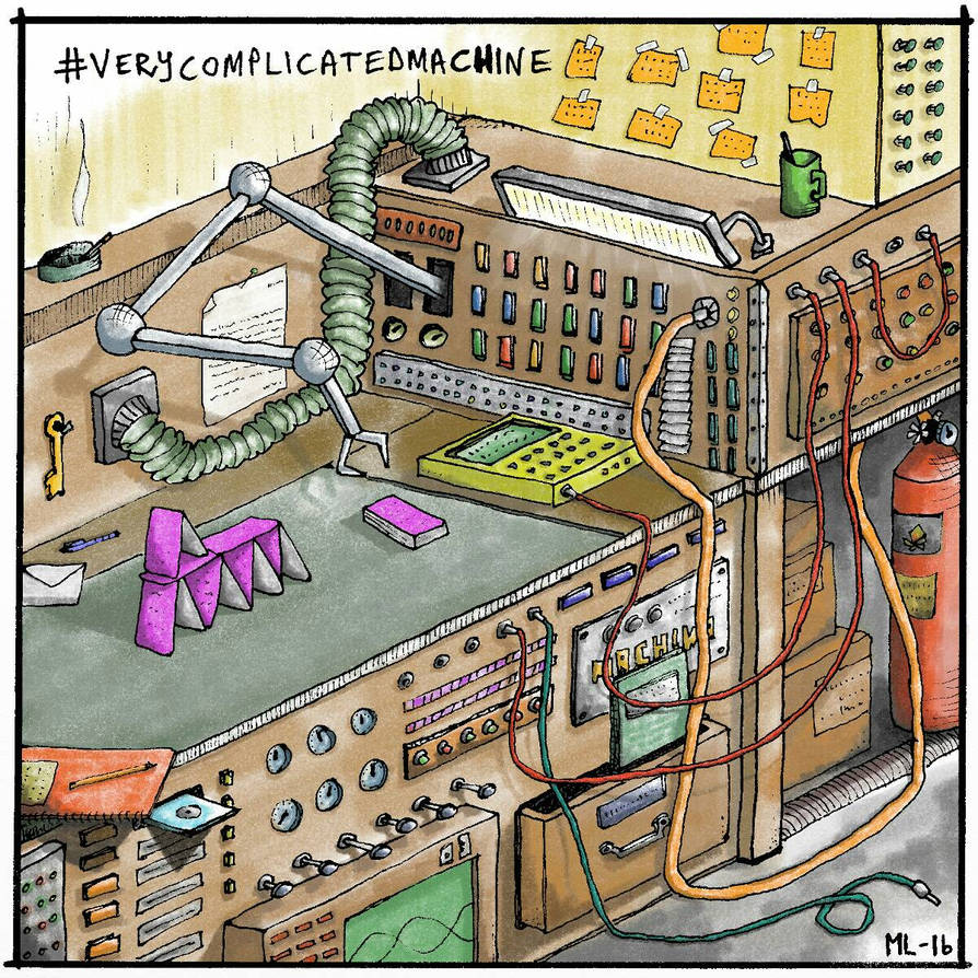 Very Complicated Machine #3 by mats77 on DeviantArt