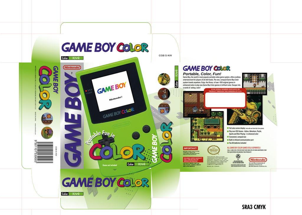 GameBoy Color Box Art Kiwi (Replica) Free to use by SoulRedness on ...