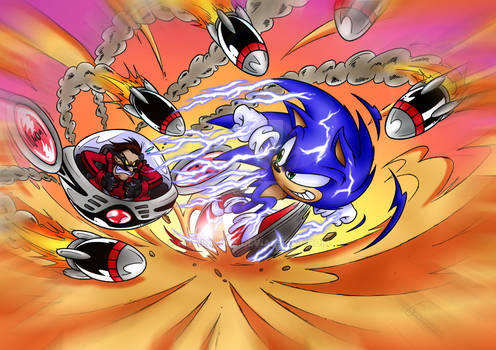 Sonic vs Dr. Robotnik