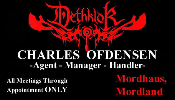 Dethklok Business Card