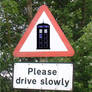 Another TARDIS road sign