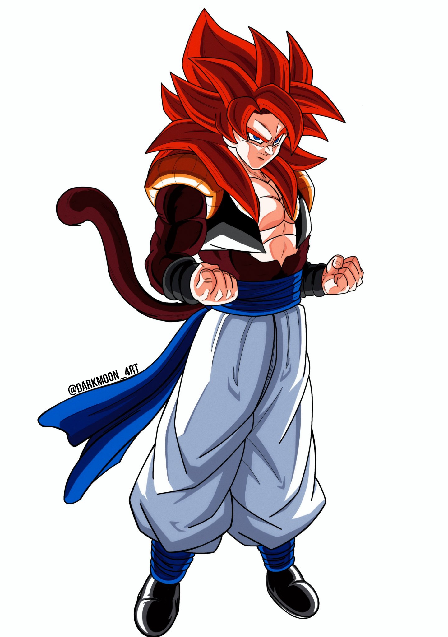 Gogeta ssj4 manga art icon by AuroraDBZ on DeviantArt