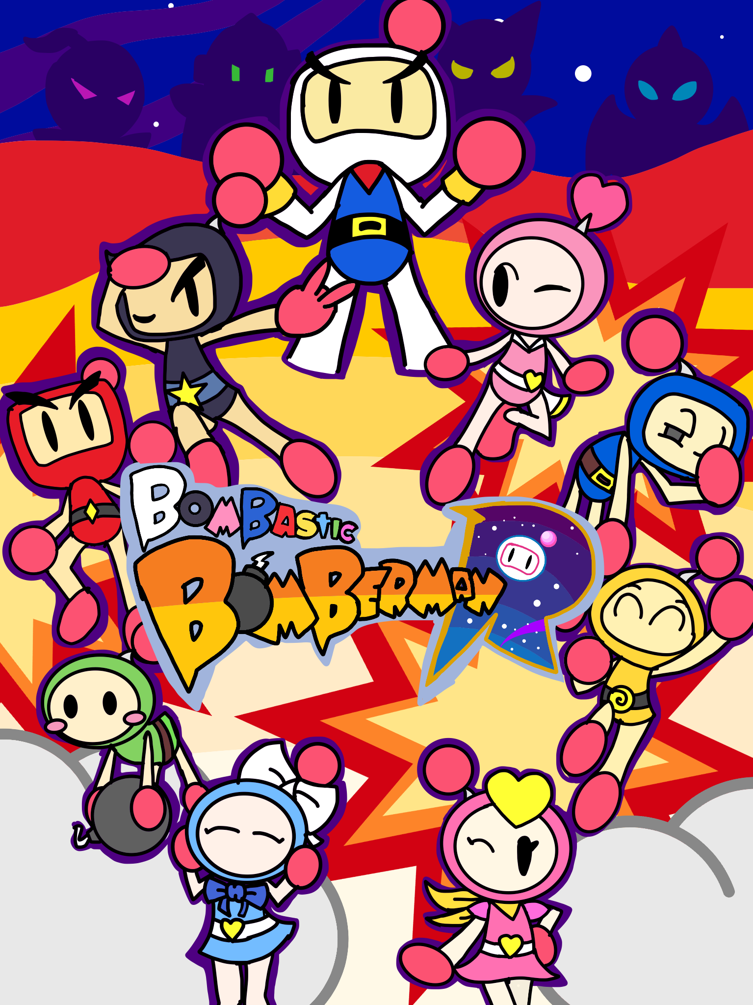 Another Bomberman R cover attempt by Slick0509 on DeviantArt