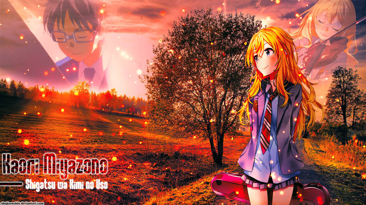 Kaori Miyazono Shigatsu Wa Kimi No Uso Wallpaper By Shojizenshin Kaori Miyazono Shigatsu Wa Kimi No Uso Wallpaper By Shojizenshin