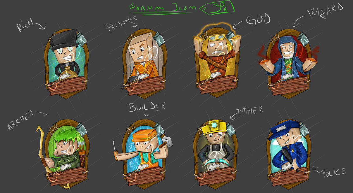 Minecraft - Rank Server Logo - FOR SALE by CaSpp3r on DeviantArt