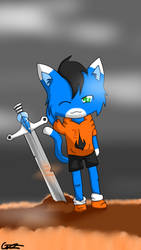 Bluwi with his Sword!