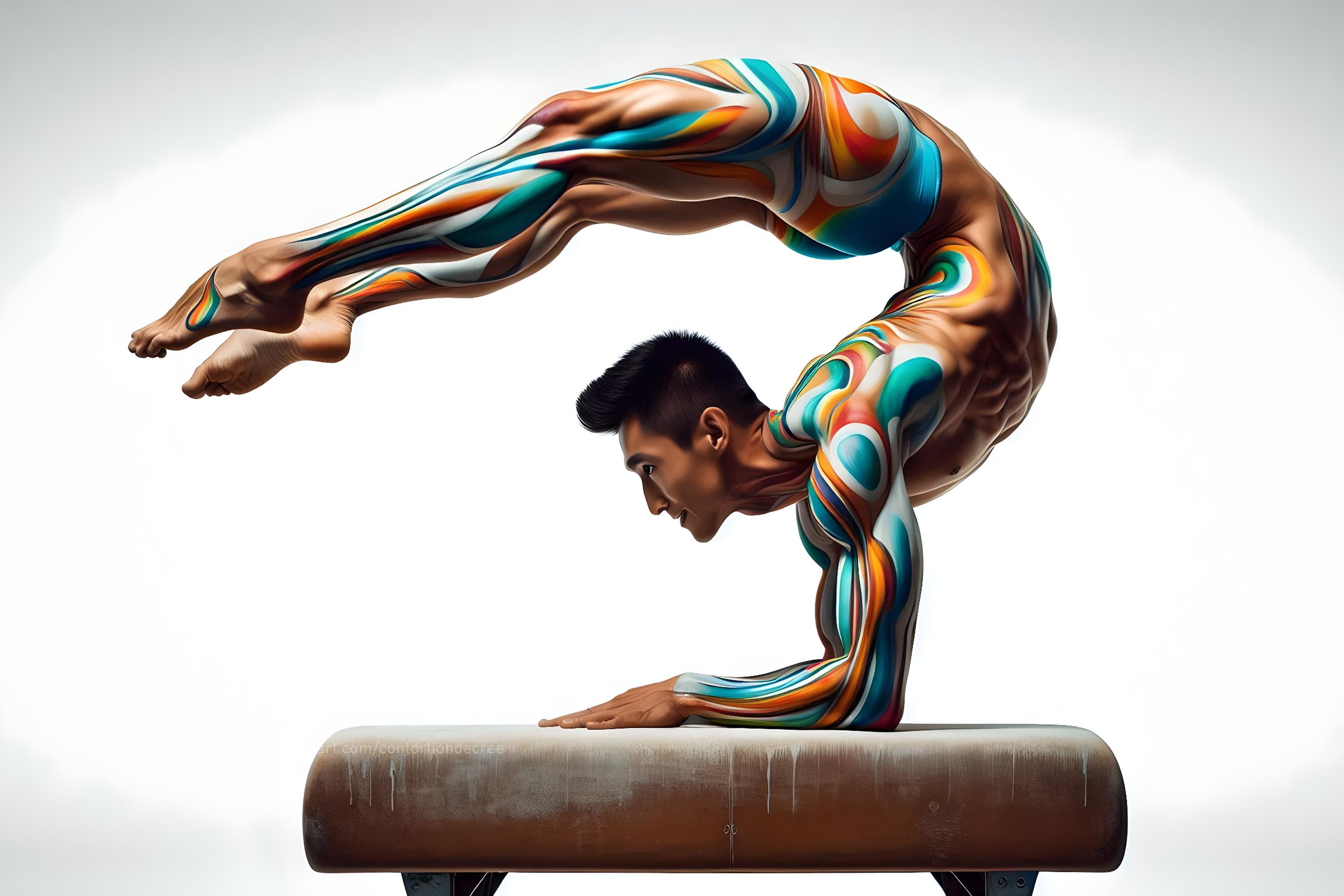 Contortion Bodybuilding Male Contortion - Painted Muscle by ContortionDecree on DeviantArt